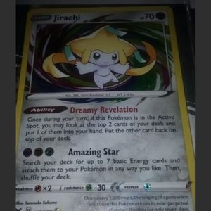 JIRACHI, Pokemon Card in Protect'N, Legendary Celebi, Amazing Rare-Event
